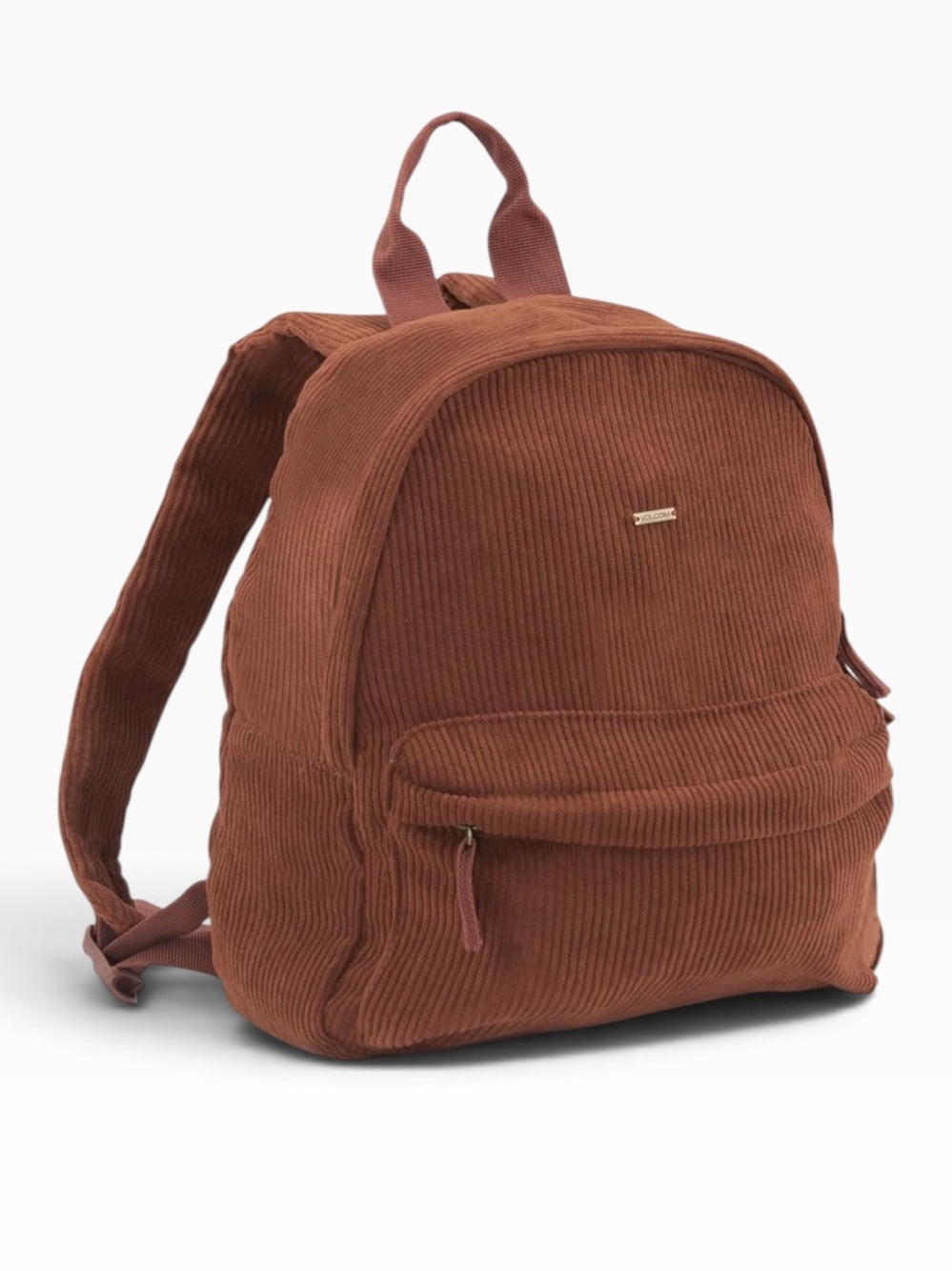 NWT Volcolm Volstone Mini Backpack in Nutmeg Corduroy.
